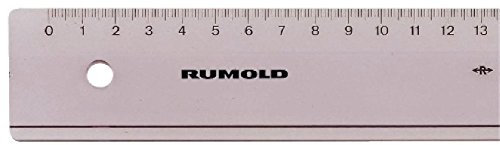 Plastiklineal 20cm transp. RUMOLD FL41 Luran VE=10