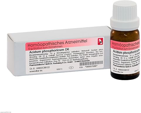 ACIDUM PHOSPHORICUM D 6 Glob 10 g