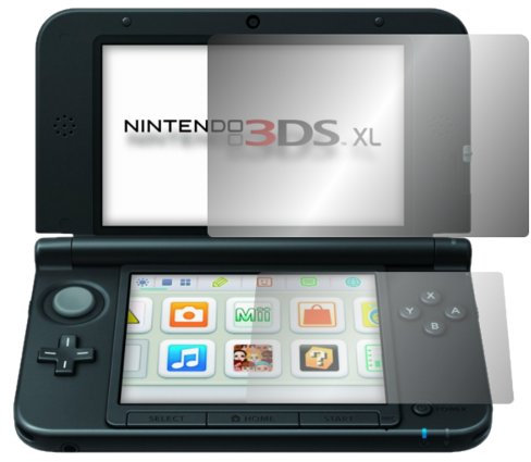 Slabo 2 x Protector de Pantalla para Nintendo 3DS XL lámina Protectora Ultra Transparente