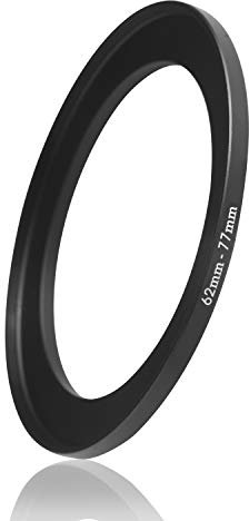 Ares Foto® Step Up Filteradapter Adapter Ring. CNC-gefrästes Aluminium. Kompatibel mit Objektiven Aller Hersteller: Canon Sony Nikon Fujifilm Olympus Pentax Leica Tamron Sigma (62mm – 77mm)