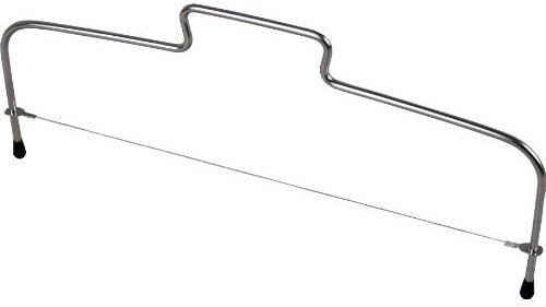 Alpfa Tortenbodenschneider 32cm, Edelstahl, Silber, 32 x 20 x 5 cm
