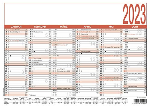Arbeitstagekalender (Nr.904-0000) 2016