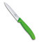 Victorinox Küchenmesser 10cm Swiss Classic (Mittelspitz, Ergonomischer Griff, Spülmaschinengeeignet) grün, 6.7706.L114, One Size