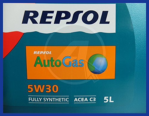 Repsol Autogas 5W30 Bidon de 5 litres de lubrifiant pour moteurs GPL