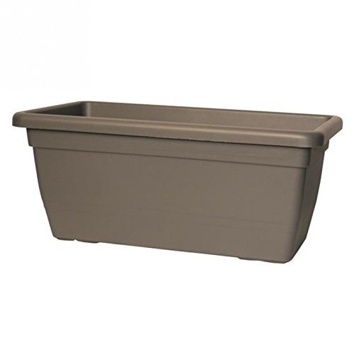 Blim Anthea - Vaso da Fiori Rettangolare, Marrone Scuro, 80 cm