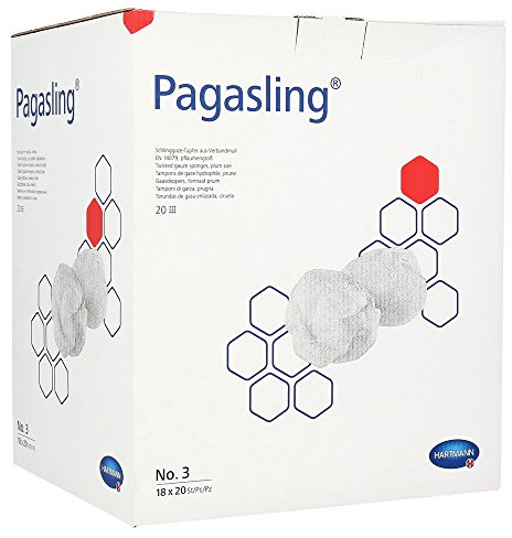 PAGASLING Mulltupfer steril Gr.3 pflaumengroß, 18x20 St., 1062 g