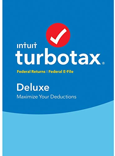 Intuit Turbotax Deluxe Fed, State, E-File 2016, Old Version, for Pc/Mac, Traditional Disc