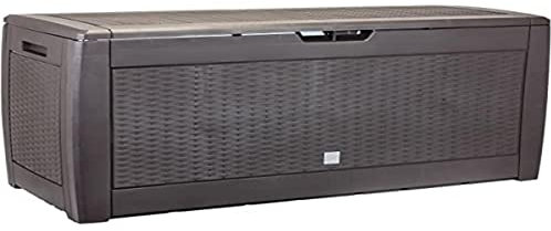 Boxe Rato Coffre de jardin 310 litres chocolat 119 x 48 x 60 cm
