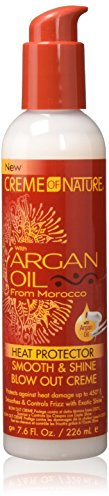 CREME OF NATURE WITH ARGAN OIL HEAT PROTECTOR - SMOOTH & SHINE BLOW OUT CREME