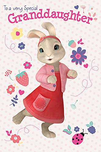 Peter Rabbit PE008 GRAND DAUGHTER Birthday Card Multi Colour