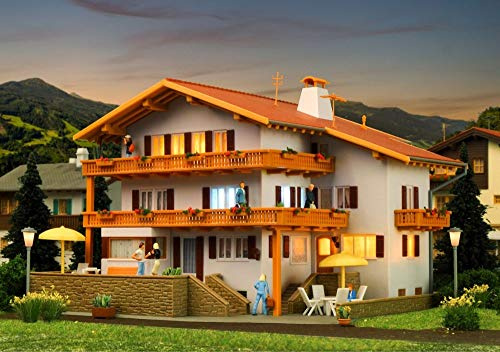 Kibri 38077 Alpenhof inkl. Etageninnenbeleuchtung, Funktionsbausatz