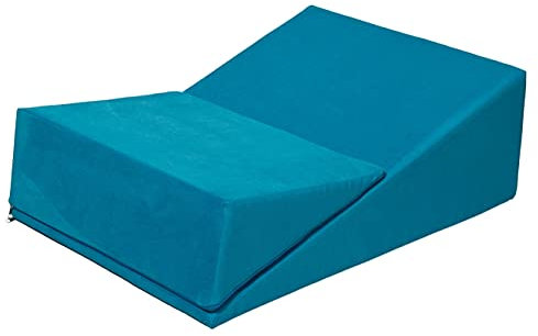 Velinda Sex-Keil keilförmiges Sex-Kissen Liebeskissen Sexmöbel Liebesmöbel Erotikmöbel (Farbe: blau)