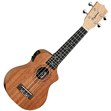 TWT1CE Electro Soprano Uke Natural Satin