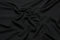 Escalano 100% Reine Seide Crepe Georgette Silk Meterware Maulbeerseide Seidenkleid (SE88 Schwarz/Breite:121cm)