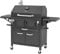 Holzkohlegrill GRAND ONTARIO von El Fuego® Grill Smoker BBQ Grillwagen Barbecue, mit Thermometer, inkl. Flaschenöffner, mit Warmhalterost und Ascheauffang, AY 572