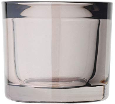 Blomus - MIMO Windlicht/Teelichthalter/Kerzenhalter - Fungi Braun - Glas - (DxH): 6 x 6,5 cm