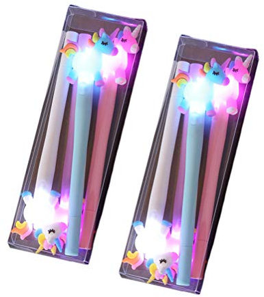 NUOBESTY 2 Sätze Led Taschenlampe Stift Stift Led Stifte Bürobedarf Schulbedarf für Kinder Mädchen