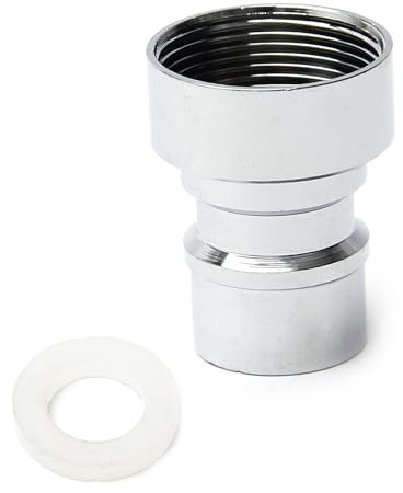 MroMax Messing Wasserhahn Schnellverbinder G1/2 Gewinde Schlauchanschluss Adapter Fitting für Spülmaschine Waschmaschine 1 Stück