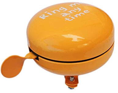 Fahrradklingel XXL Ding Dong 80mm Fahrradklingel laut - Fahrradklingel Mädchen - XXL Ding Dong 80mm - Fahrrad Klingel - Fahrradklingel groß - Glocke Fahrradglocke - Fahrradhupe (Ring me Any time)