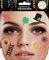 Gesichtstattoo - Glitzer Aufkleber Klebetattoos Temporäres Glitter Face Tattoo Motto Party Karneval Halloween (Schornsteinfeger)
