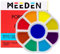 MEEDEN Ceramic Paint Palette, 9-Well Watercolor Palette, Gouache Palette, Porcelain Paint Palette, Paint Mixing Palette 7-7/8 Inches for Watercolor Painting Palette Acrylic Painting