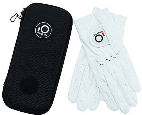 Golf Gloves Case with Carabiner Clip for Golfer Protect and Keep Golf Gloves Dry Value Pack, Gloves Holder Bag Storage Design Deluxe Durable Non Slip for Men Women (Black)