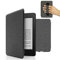 MyGadget Hülle für Kindle Paperwhite 10.Generation [ Modell 2018 - PQ94WIF - 6 Zoll ] mit Handschlaufe & Auto Sleep | Wake Funktion - Flip Case in Hell Grau