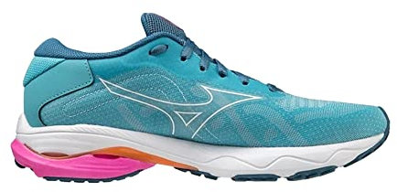 Mizuno Unisex Wave Ultima 14 Straßen-Laufschuh, Maui Blue/White/807 C, 40.5 EU