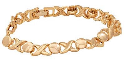Aport Presents Gold Getönt XOXO Stylish Armband Für Frauen #Aport-449
