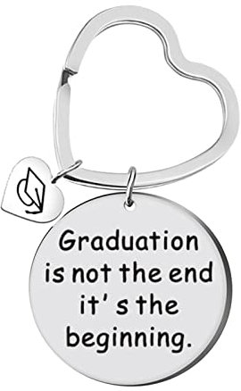 Stahl Schlüssel Graduierung 2022 Schlüssel Graduierung Personalisierter Ring Geschenk Ring Edelstahl 1PC Graduierung Schlüsselanhänger Schlüsselanhänger Sao Schlüsselanhänger (B, One Size)