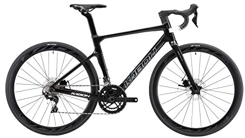 KABON Rennrad Carbon, Rennrad Herren 700c Rahmen,Gabel und Sattelstütze Lenker mit Shimano 105 R7000 22 Gänge Fahrrad Carbon rennrad für Herren Damen (Schwarz, 50cm)
