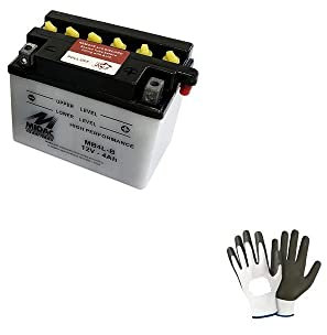 Kompatibel mit Peugeot Looxor Carb. 50 ab 2001 bis 2003, MIDAC-Akku MB4L-B, komplett mit Flüssigkeit ohne Batterien 4 Ah, Ampere 12 V, 120 x 70 x 92 cm