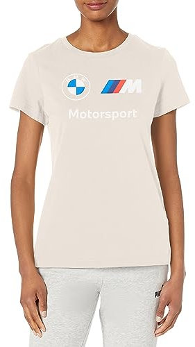 PUMA Damen Standard BMW M Motorsport Essentials Tee, Grau - Stone Gray, Groß