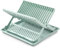 CABLEPELADO Escurreplatos Plegable de plastico con Bandeja, Secaplatos Plegable plástico con Bandeja, Soporte para Platos Plegable de plástico, 37 cm de Largo, 33 cm de Fondo y 21 cm de Alto, Verde