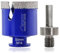 Diamond Tile Drill Bit Diamond Hole Saw Drill Bit - M14 for Tile Porcelain Ceramic Marble Granite Drill Holes, for Angle Grinders, 50mm and a Hex Shank Adapter