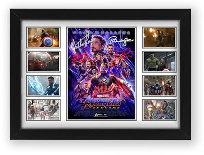 AllStarMedia Avengers Endgame Signed Print Poster - Limited Edition Marvel Art, Gift for Movie Fans (Unframed A4 (30x21cm))