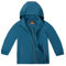 SMONTY Veste Imperméable pour Enfant Résistant au Vent Softshell à Capuche Veste Extérieure Respirante pour La Randonnée, Le Vélo et La Course à Pied(Bleu, 13-14 ans)
