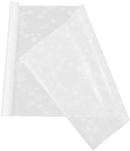 MUCKLILY 1rolle Fensterfolien Sichtschutzfolie Mit Statischer Haftung Abnehmbarer Sichtschutz Für Badezimmer Und Wohnräume Schneeflocken-muster