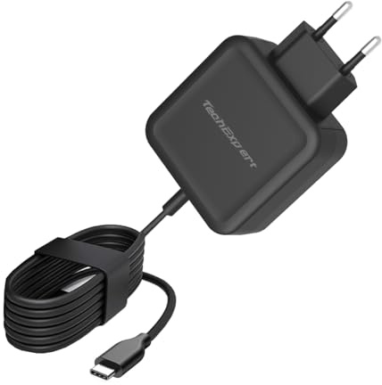 TechExpert Alimentation Universelle USB Type C Power Delivery 65 Watts pour notebooks Smartphones tablettes