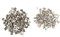 Aliaga 100X 7x7mm Metall Hohlnieten Killernieten Nieten Ziernieten Gothic Silber Farbe
