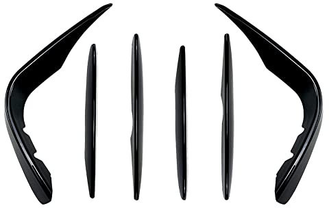 Wresetly Vordere StoßStange Spoiler Splitter Abdeckung Grille Verkleidung für - GLC-Class X253 2016-2019 GLC260 GLC43 Schwarz