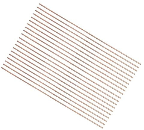 WGFOIP 20Pcs Brass Welding Rods, Copper Welding Wires Brazing Welding Rods Soldering Rods for Welding Brazing Repair
