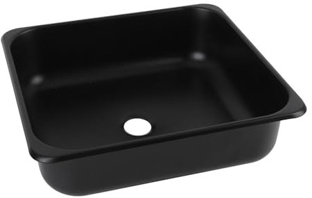 Évier de cuisine en acier inoxydable poli avec trou de vidange de 40 mm pour bateau, caravane, camping-car 35 x 12,6 x 10 cm
