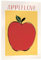 Posterlounge Apple Love Acrylglasbild 13 x 18 cm Rot Wandbilder Wanddeko