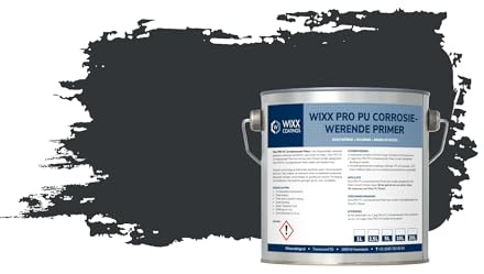 Wixx PRO PU Korrosionsbeständige Rostschutzgrundierung - RAL 7021 | Schwarzgrau - 2,5L