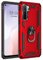 yanzi Compatible para Huawei P40 Lite-5G/Nova 7SE Teléfono Funda(2020)+3D Vidrio Templado[Militar Anti-Choques]-[Soporte] Matte TPU Bumper Protección Carcasa para Huawei P40 Lite-5G-Rojo