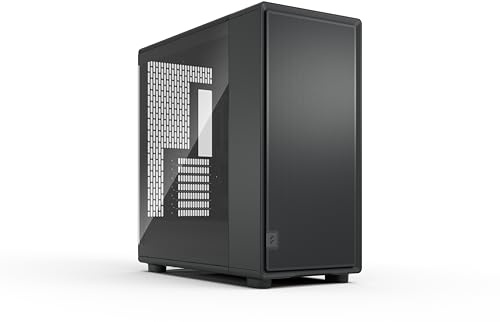 Fractal Design Epoch XL Black - Tempered Glass Light Tint - High Airflow PC Gaming Case - Mesh Front Panel - Three Momentum 14 Fans