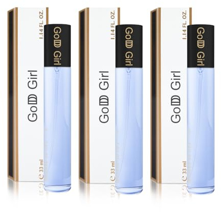 NAINA Damenparfüm Set Godd Girl 3x 33ml Eau de Parfum Spray | Inspirierte Parfüm Damen Set, Parfümfläschchen Flakon, Einzigartiger Duft und Dufterlebnisse