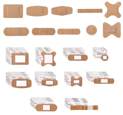 100pcs Small Oval Adhesive Bandages, Mini Round Dot Breathable Spot Plaster in Various Shapes & Sizes for Wound Protection on Face and Nose Hides Skin Spots Ideal for Tiny Incisions (Style 2)