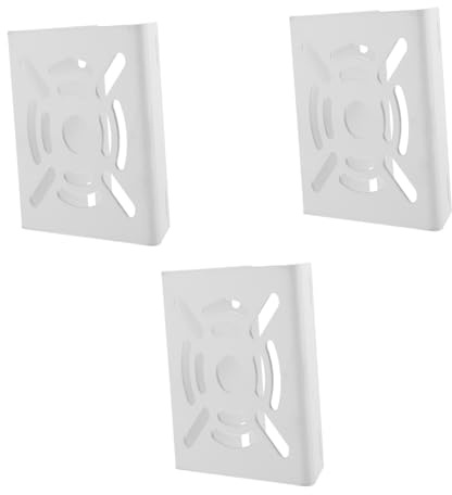 MOLUCKFU CCTV Halterungen Abnehmbar und Robust für Überwachungskameras 3 Stück Stahl Metall Ptz Kuppelhalterung mit Wand und Deckenmontage für Innen und Außen